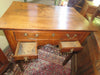 Compact oak side table